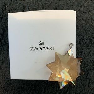 Swarovski Gold Star Ornament